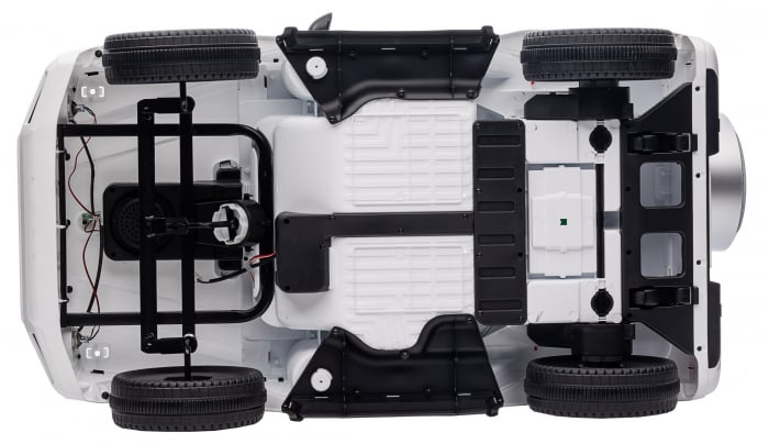 Masinuta electrica Premier 4x4 Mercedes G500, 12V, roti cauciuc EVA, scaun piele ecologica, alb [67]