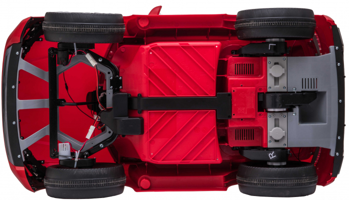 Masinuta electrica Premier Audi Q8, 12V, roti cauciuc EVA, scaun piele ecologica, rosu [36]