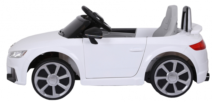 Masinuta electrica Premier Audi TT RS, 12V (2x6V), roti cauciuc EVA, scaun piele ecologica, alb [3]