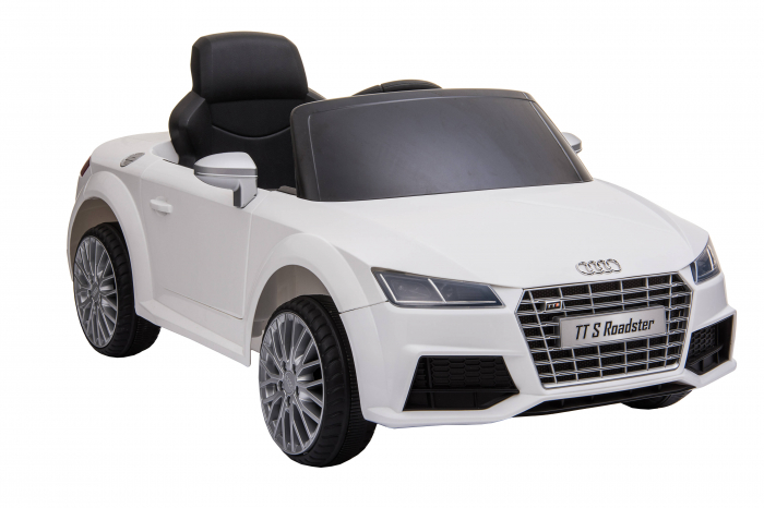 Masinuta electrica Premier Audi TTS Roadster, 12V, roti cauciuc EVA, scaun piele ecologica, alb [8]