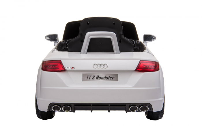 Masinuta electrica Premier Audi TTS Roadster, 12V, roti cauciuc EVA, scaun piele ecologica, alb [6]