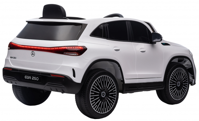 Masinuta electrica Premier 4x4 Mercedes EQA 250, 12V, roti cauciuc EVA, scaun piele ecologica, alb [11]