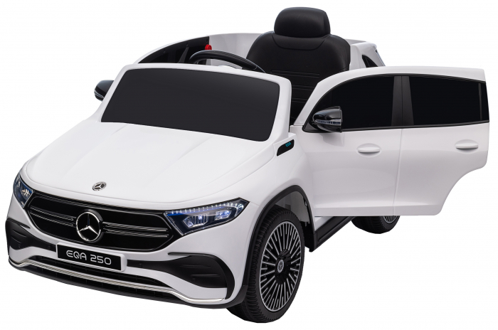 Masinuta electrica Premier 4x4 Mercedes EQA 250, 12V, roti cauciuc EVA, scaun piele ecologica, alb [25]