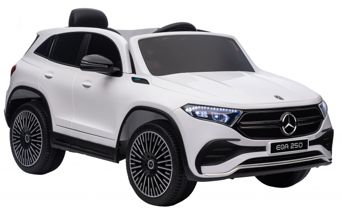 Masinuta electrica Premier 4x4 Mercedes EQA 250, 12V, roti cauciuc EVA, scaun piele ecologica, alb [13]