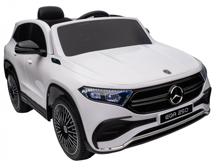 Masinuta electrica Premier 4x4 Mercedes EQA 250, 12V, roti cauciuc EVA, scaun piele ecologica, alb [28]