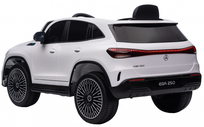 Masinuta electrica Premier 4x4 Mercedes EQA 250, 12V, roti cauciuc EVA, scaun piele ecologica, alb [6]