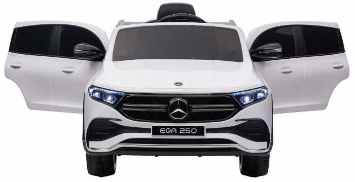 Masinuta electrica Premier 4x4 Mercedes EQA 250, 12V, roti cauciuc EVA, scaun piele ecologica, alb [14]