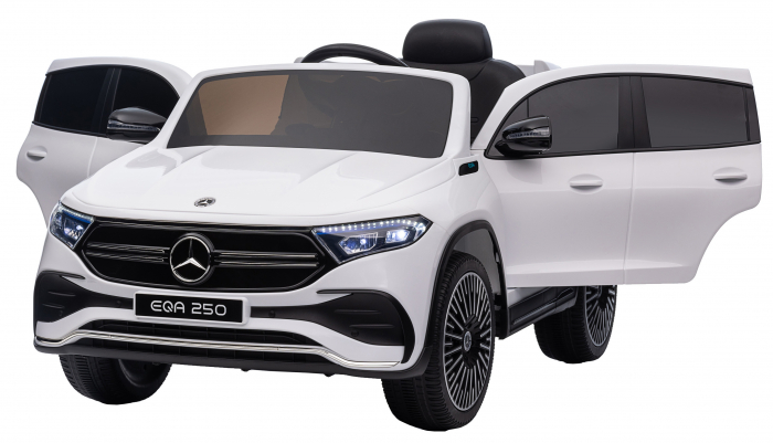 Masinuta electrica Premier 4x4 Mercedes EQA 250, 12V, roti cauciuc EVA, scaun piele ecologica, alb [15]
