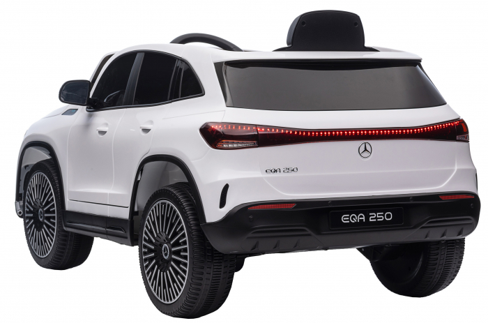 Masinuta electrica Premier 4x4 Mercedes EQA 250, 12V, roti cauciuc EVA, scaun piele ecologica, alb [8]