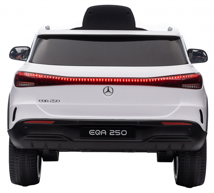 Masinuta electrica Premier 4x4 Mercedes EQA 250, 12V, roti cauciuc EVA, scaun piele ecologica, alb [9]