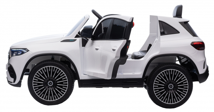 Masinuta electrica Premier 4x4 Mercedes EQA 250, 12V, roti cauciuc EVA, scaun piele ecologica, alb [17]