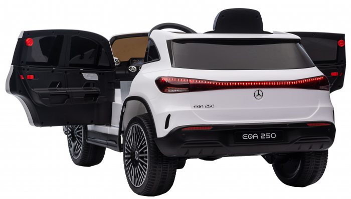 Masinuta electrica Premier 4x4 Mercedes EQA 250, 12V, roti cauciuc EVA, scaun piele ecologica, alb [19]
