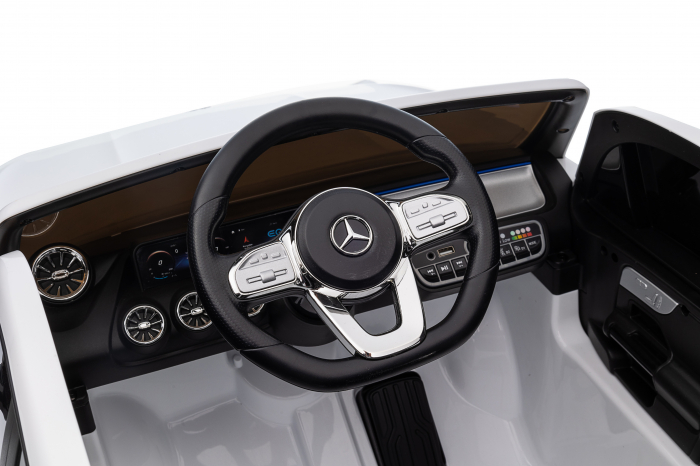 Masinuta electrica Premier 4x4 Mercedes EQA 250, 12V, roti cauciuc EVA, scaun piele ecologica, alb [32]