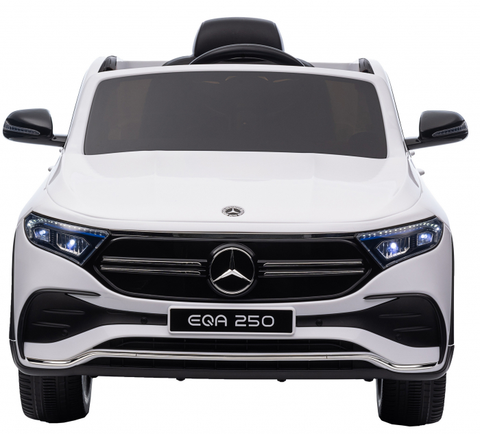 Masinuta electrica Premier 4x4 Mercedes EQA 250, 12V, roti cauciuc EVA, scaun piele ecologica, alb [3]