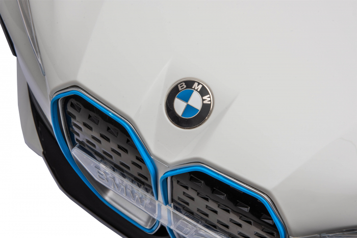 Masinuta electrica Premier BMW i4, 12V, roti cauciuc EVA, scaun piele ecologica, alb [22]