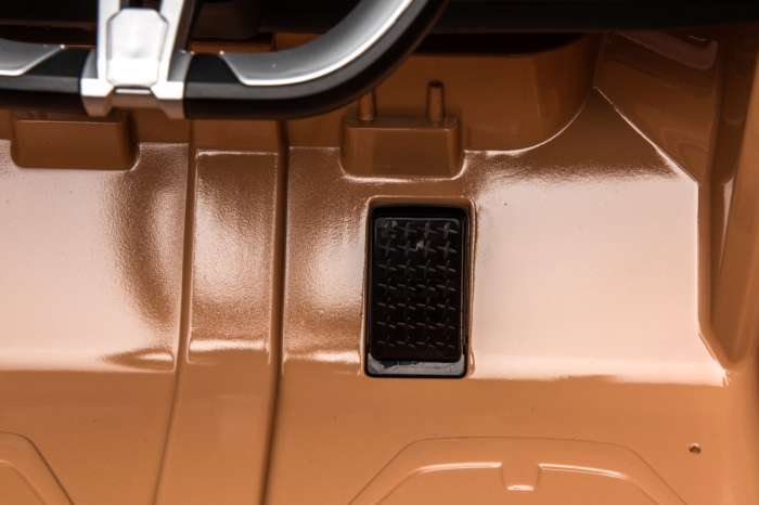 Masinuta electrica Premier BMW i4, 12V, roti cauciuc EVA, scaun piele ecologica, auriu [30]
