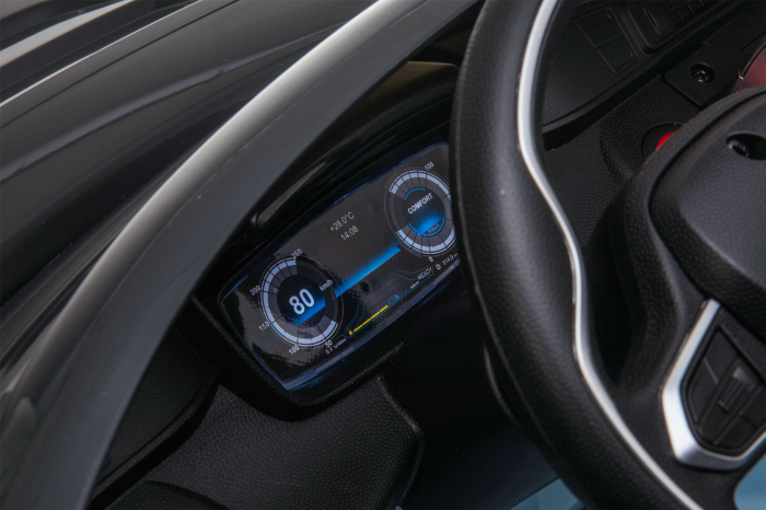 Masinuta electrica Premier BMW i8, 12V, roti cauciuc EVA, scaun piele ecologica, portocaliu [14]