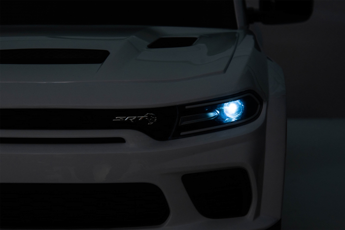 Masinuta electrica Premier Dodge Charger, 12V, roti cauciuc EVA, scaun piele ecologica, roz [14]