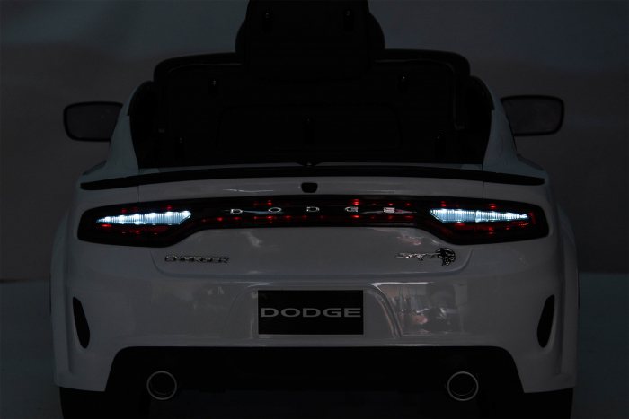 Masinuta electrica Premier Dodge Charger, 12V, roti cauciuc EVA, scaun piele ecologica, roz [13]