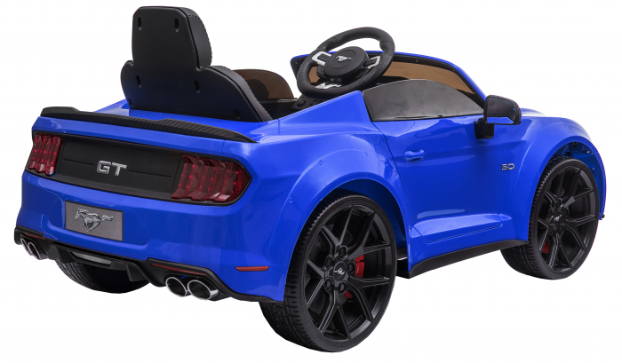 Masinuta electrica Premier Ford Mustang, 12V, roti cauciuc EVA, scaun piele ecologica, albastru [11]
