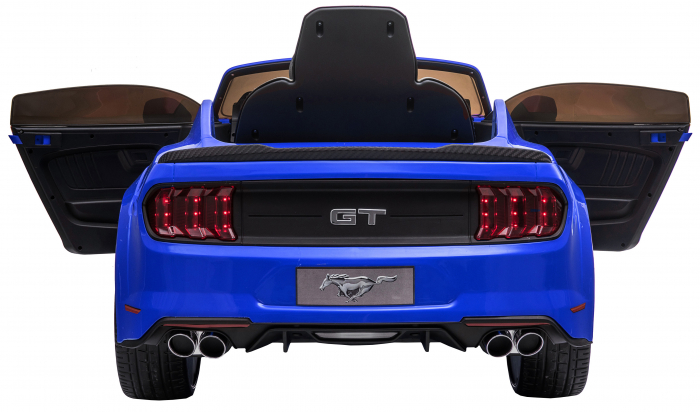 Masinuta electrica Premier Ford Mustang, 12V, roti cauciuc EVA, scaun piele ecologica, albastru [15]