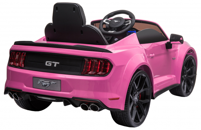 Masinuta electrica Premier Ford Mustang, 12V, roti cauciuc EVA, scaun piele ecologica, roz [11]