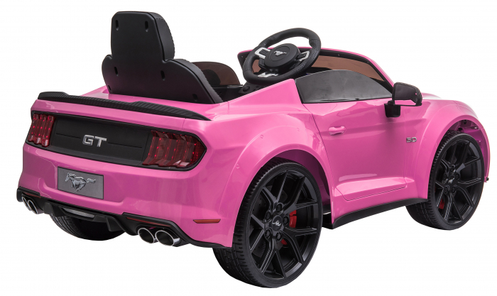 Masinuta electrica Premier Ford Mustang, 12V, roti cauciuc EVA, scaun piele ecologica, roz [12]