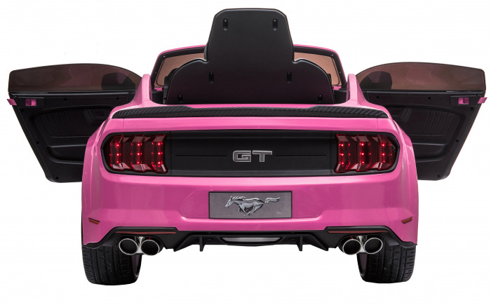 Masinuta electrica Premier Ford Mustang, 12V, roti cauciuc EVA, scaun piele ecologica, roz [16]