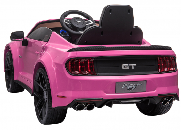 Masinuta electrica Premier Ford Mustang, 12V, roti cauciuc EVA, scaun piele ecologica, roz [9]