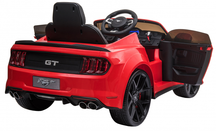 Masinuta electrica Premier Ford Mustang, 12V, roti cauciuc EVA, scaun piele ecologica, rosu [18]
