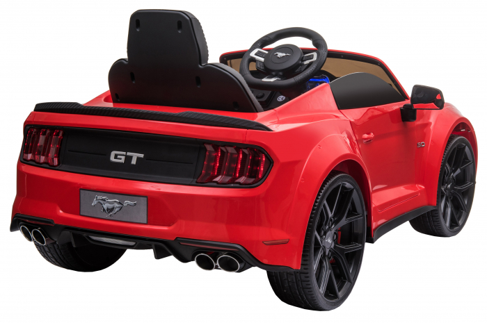 Masinuta electrica Premier Ford Mustang, 12V, roti cauciuc EVA, scaun piele ecologica, rosu [11]