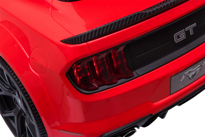 Masinuta electrica Premier Ford Mustang, 12V, roti cauciuc EVA, scaun piele ecologica, rosu [31]