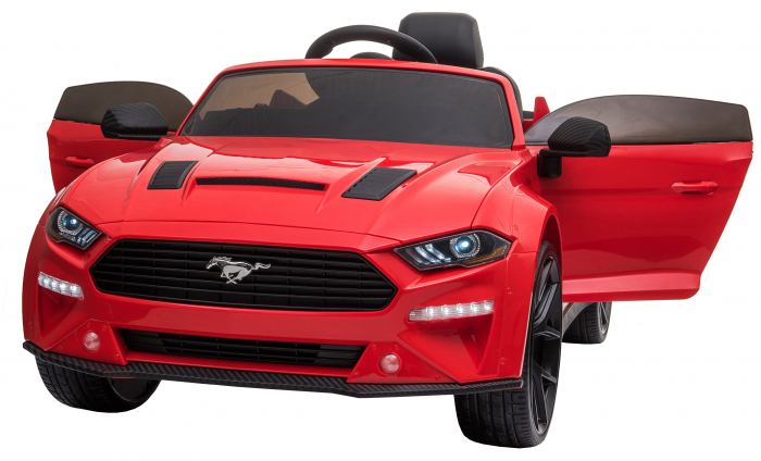 Masinuta electrica Premier Ford Mustang, 12V, roti cauciuc EVA, scaun piele ecologica, rosu [2]
