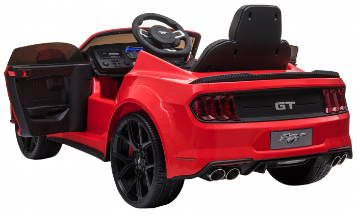 Masinuta electrica Premier Ford Mustang, 12V, roti cauciuc EVA, scaun piele ecologica, rosu [15]