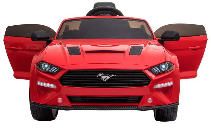Masinuta electrica Premier Ford Mustang, 12V, roti cauciuc EVA, scaun piele ecologica, rosu [14]