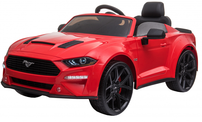Masinuta electrica Premier Ford Mustang, 12V, roti cauciuc EVA, scaun piele ecologica, rosu [5]