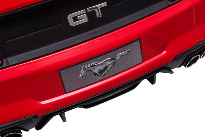 Masinuta electrica Premier Ford Mustang, 12V, roti cauciuc EVA, scaun piele ecologica, rosu [32]