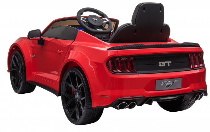 Masinuta electrica Premier Ford Mustang, 12V, roti cauciuc EVA, scaun piele ecologica, rosu [9]