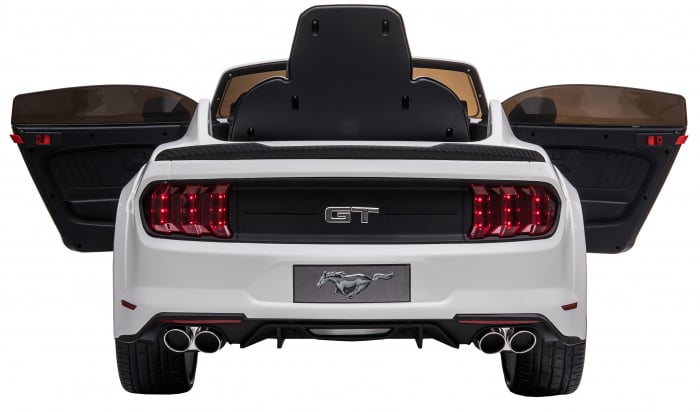 Masinuta electrica Premier Ford Mustang, 12V, roti cauciuc EVA, scaun piele ecologica, alb [17]