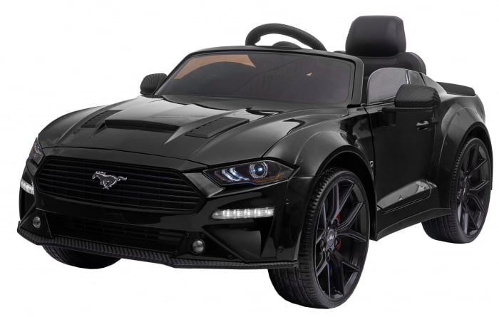 Masinuta electrica Premier Ford Mustang, 12V, roti cauciuc EVA, scaun piele ecologica, negru [2]