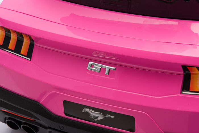 Masinuta electrica Premier Ford Mustang GT Convertible, 12V, roti cauciuc EVA, scaun piele ecologica, roz [24]