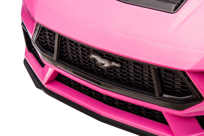 Masinuta electrica Premier Ford Mustang GT Convertible, 12V, roti cauciuc EVA, scaun piele ecologica, roz [20]