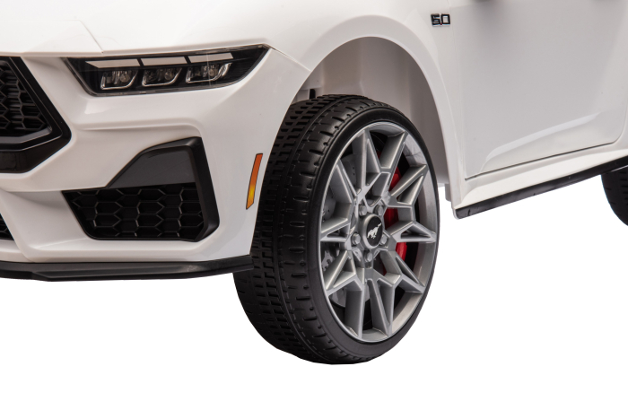 Masinuta electrica Premier Ford Mustang GT Convertible, 12V, roti cauciuc EVA, scaun piele ecologica, alb [15]