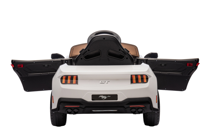 Masinuta electrica Premier Ford Mustang GT Convertible, 12V, roti cauciuc EVA, scaun piele ecologica, alb [12]