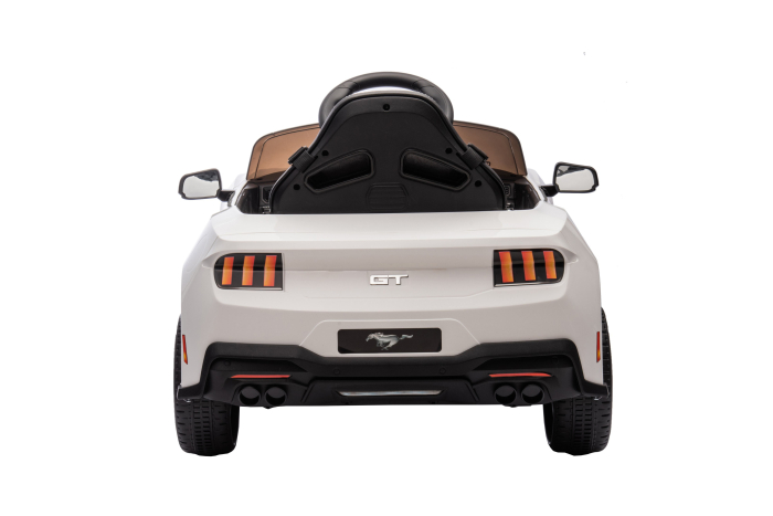 Masinuta electrica Premier Ford Mustang GT Convertible, 12V, roti cauciuc EVA, scaun piele ecologica, alb [5]
