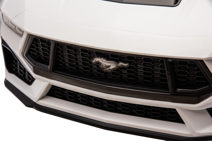 Masinuta electrica Premier Ford Mustang GT Convertible, 12V, roti cauciuc EVA, scaun piele ecologica, alb [18]