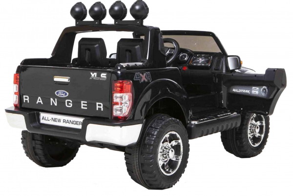 Masinuta electrica Premier Ford Ranger, 12V, roti cauciuc EVA, scaun piele ecologica, negru [5]