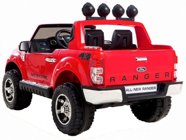 Masinuta electrica Premier Ford Ranger, 12V, roti cauciuc EVA, scaun piele ecologica, rosu [2]