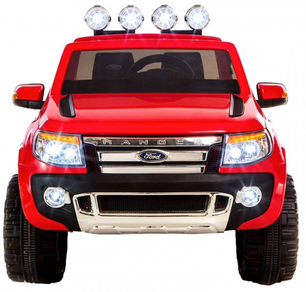 Masinuta electrica Premier Ford Ranger, 12V, roti cauciuc EVA, scaun piele ecologica, rosu [5]