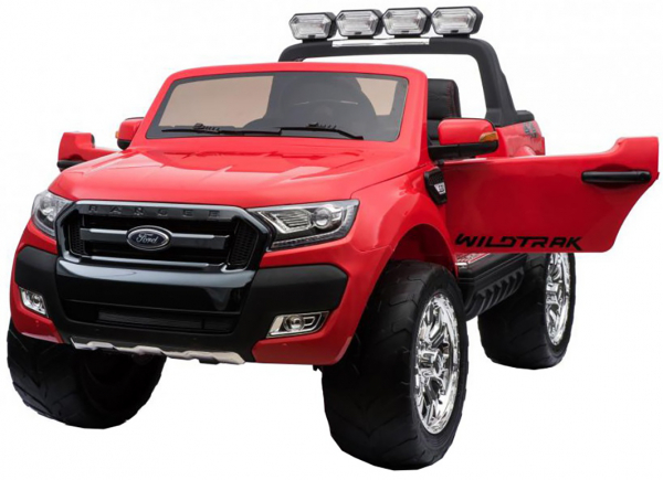 Masinuta electrica Premier Ford Ranger 4x4, 12V, roti cauciuc EVA, scaun piele ecologica, rosu [7]